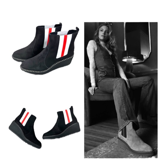 CECELIA NEW YORK Gemma Suede Boots in Black Suede - Picture 4 of 5